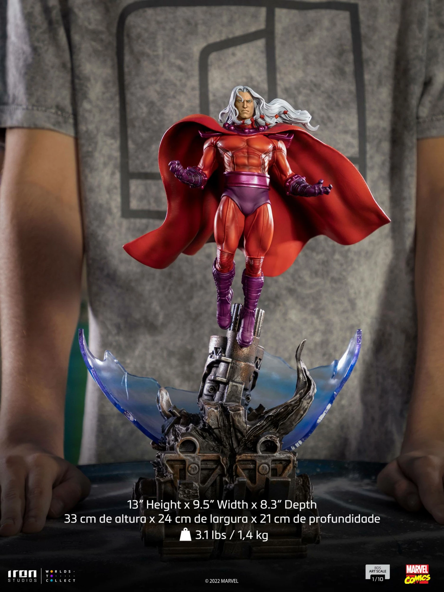 Iron Studios 1/10 Art Scale X-Men: Age Of Apocalypse Magneto - Image 2