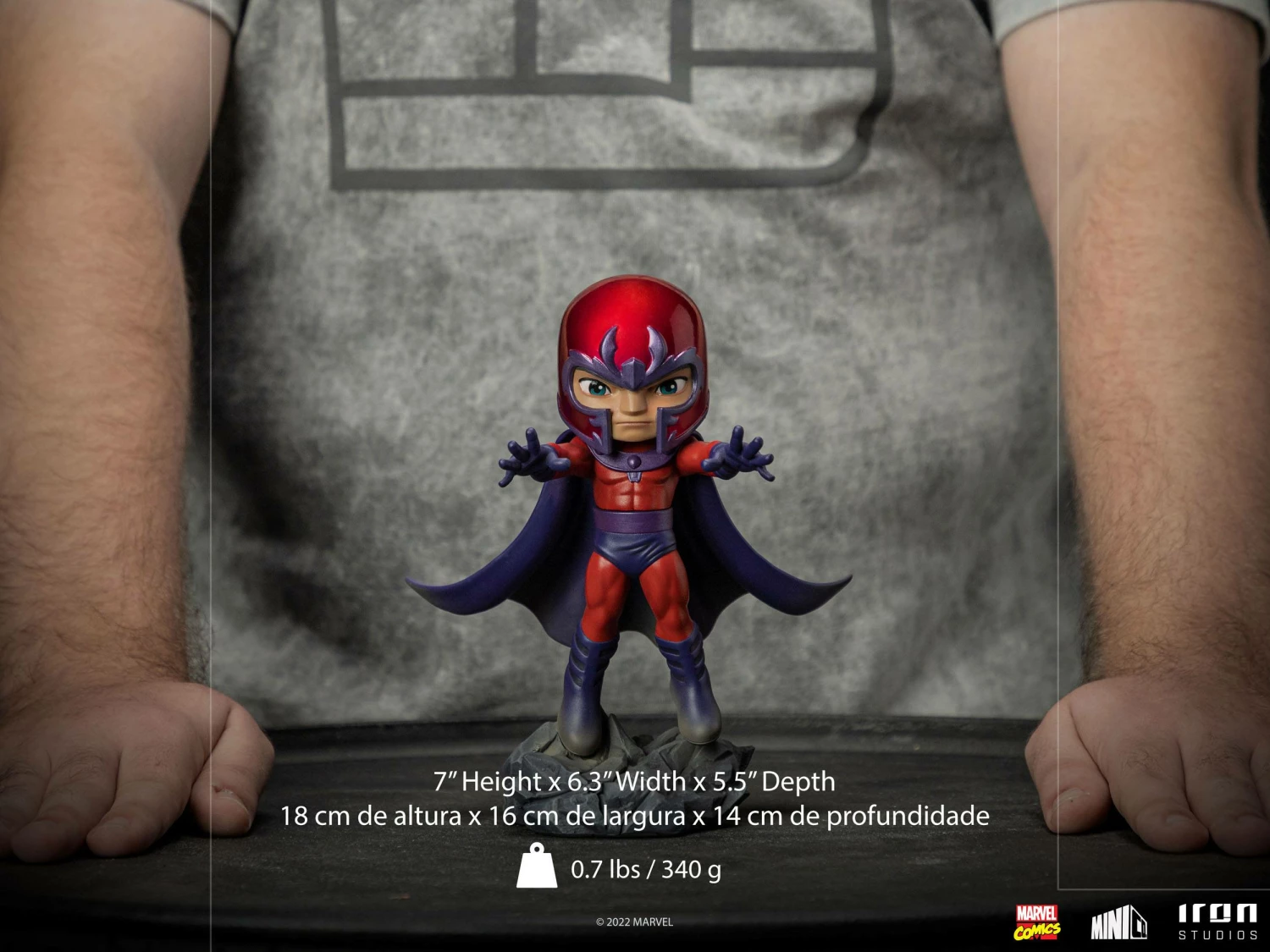 Iron Studios Mini Co Figure Marvel Comics - Magneto (X-Men) - Image 3