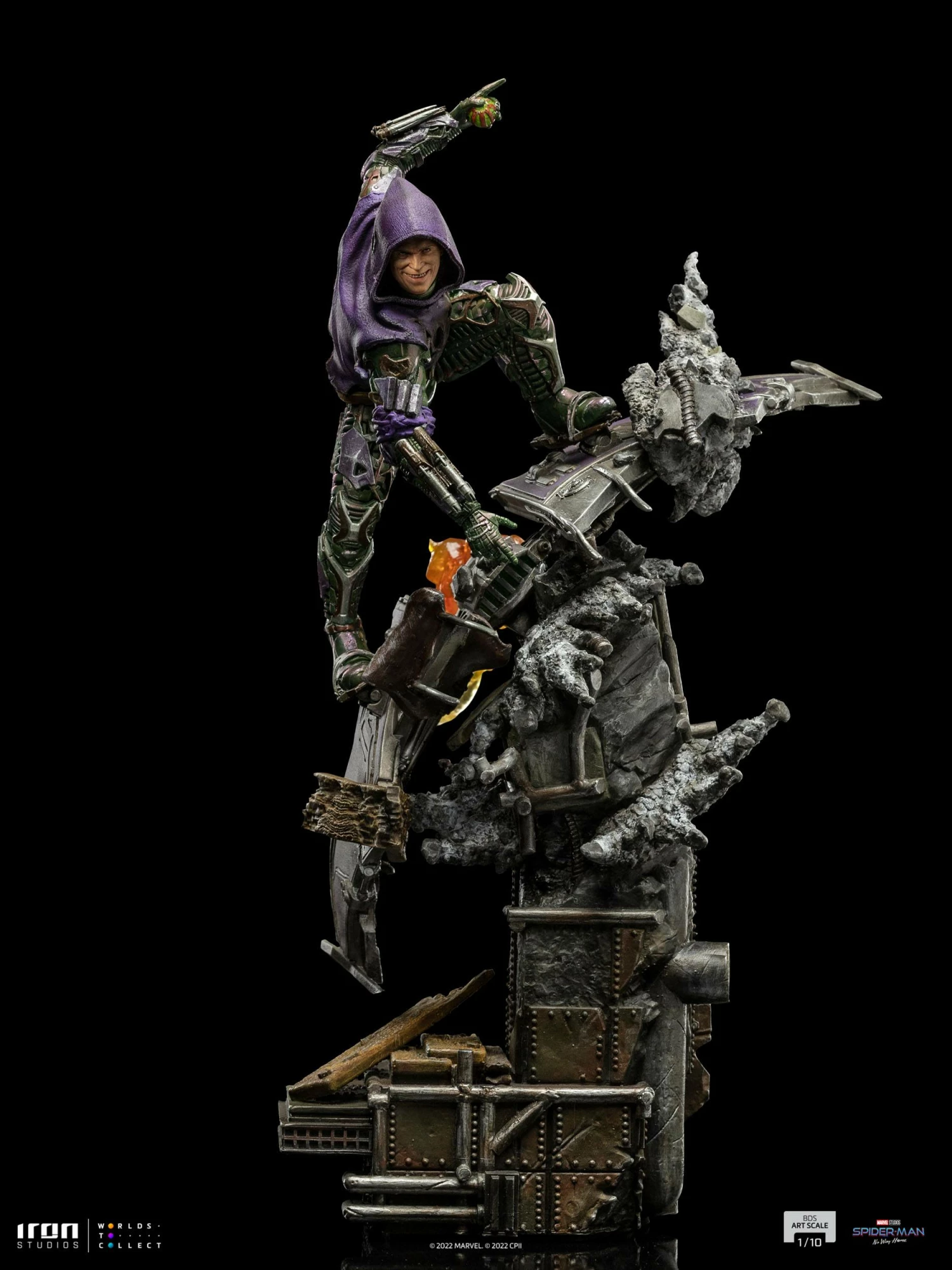 Iron Studios 1/10 Art Scale Spider-Man: No Way Home Green Goblin - Image 6