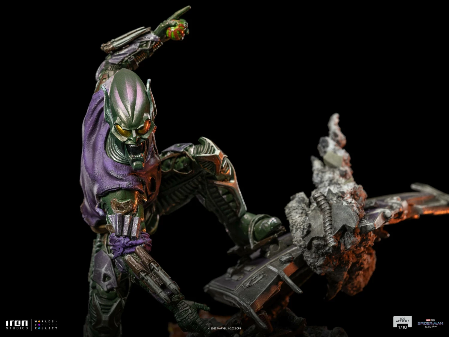 Iron Studios 1/10 Art Scale Spider-Man: No Way Home Green Goblin - Image 18