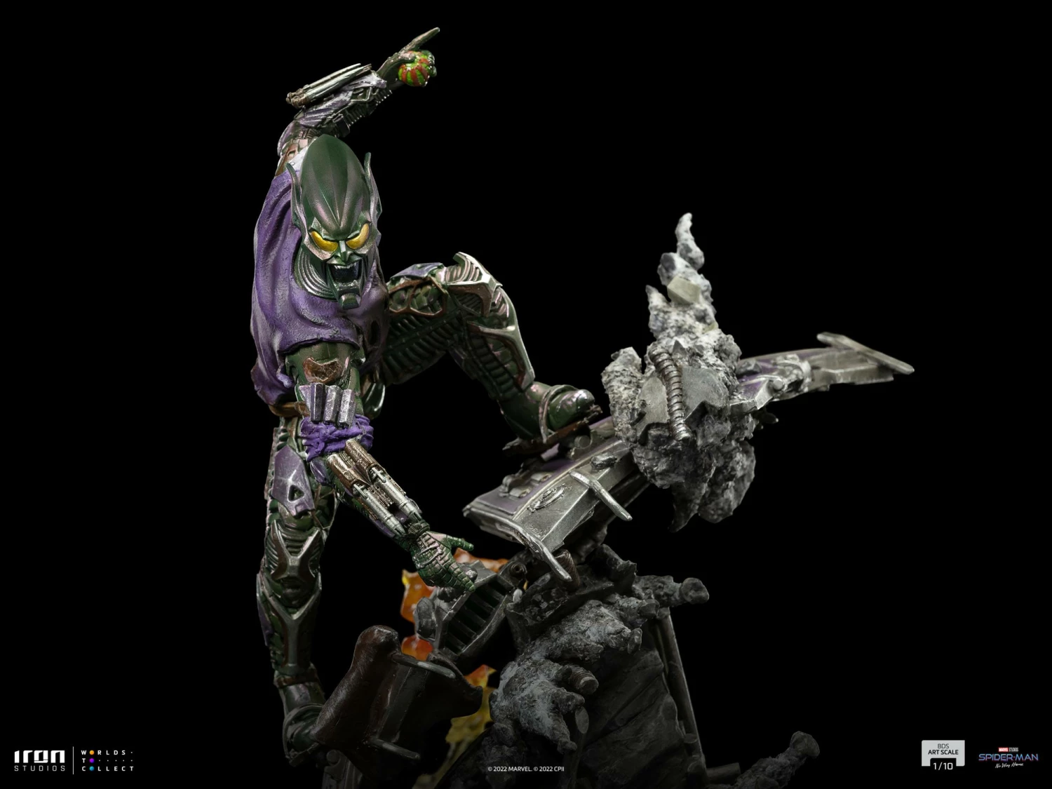 Iron Studios 1/10 Art Scale Spider-Man: No Way Home Green Goblin - Image 19