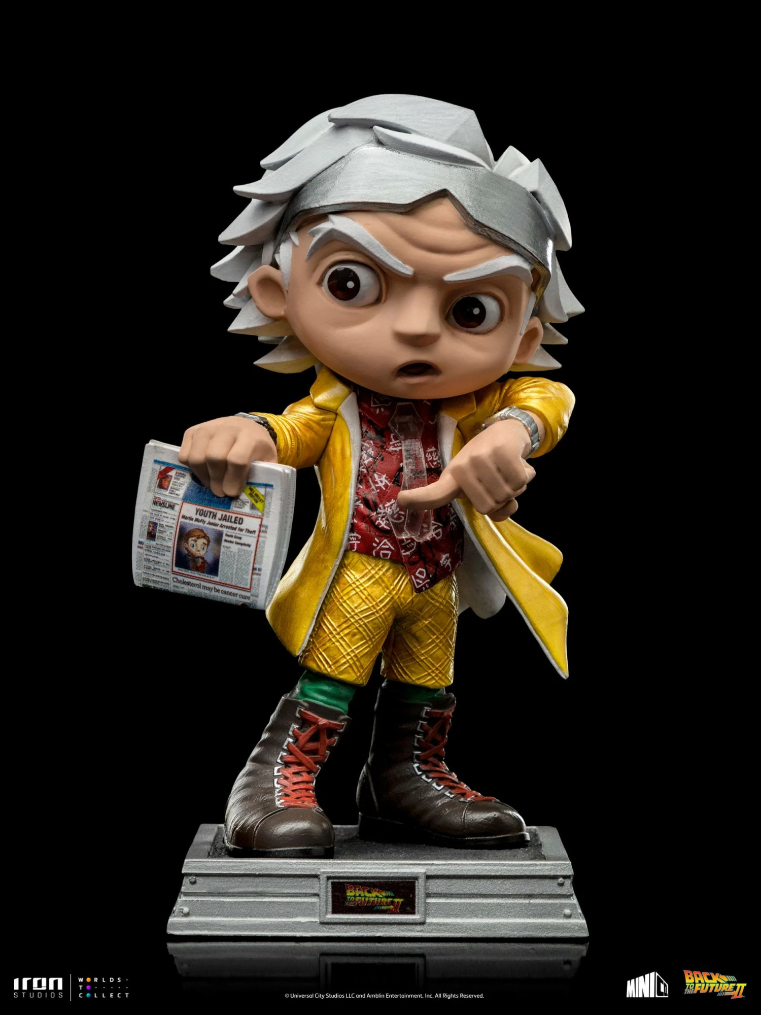 Iron Studios Back To The Future II Mini Co. PVC Figure Doc Brown - Image 4