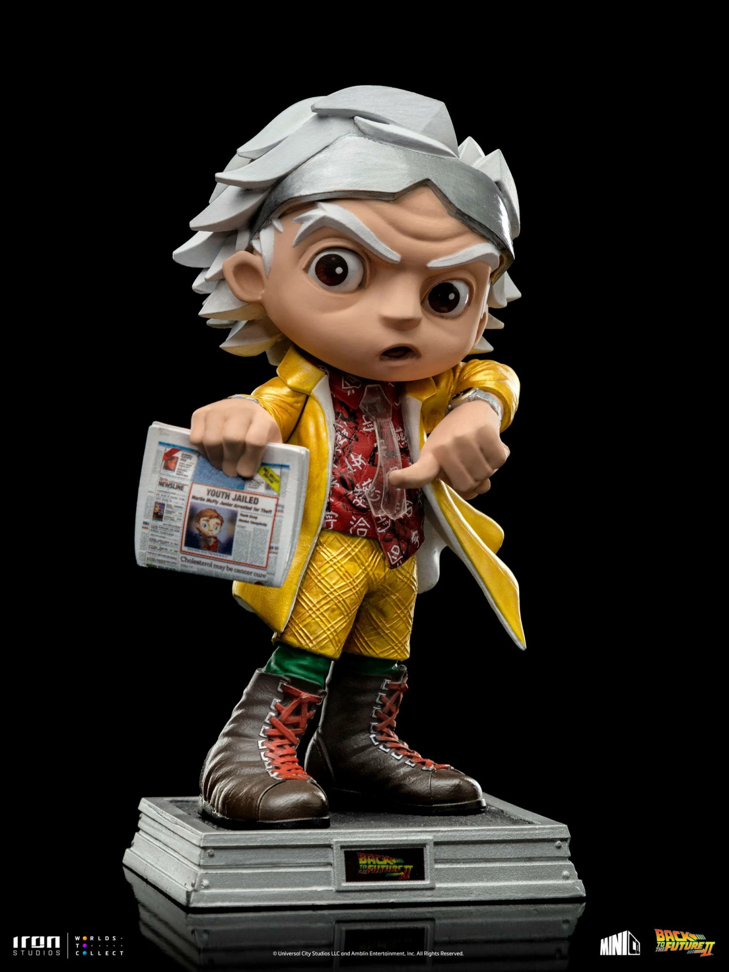 Iron Studios Back To The Future II Mini Co. PVC Figure Doc Brown - Image 5