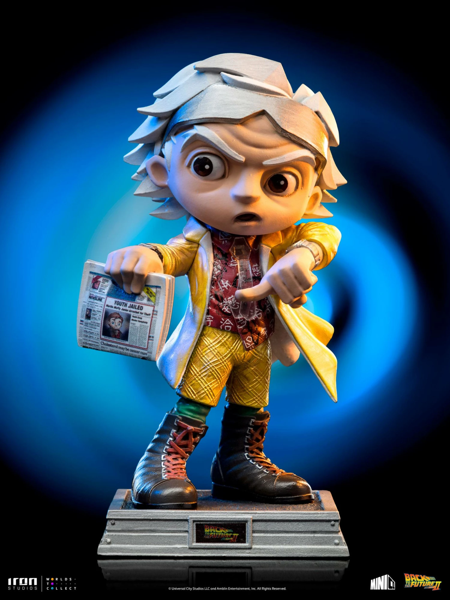 Iron Studios Back To The Future II Mini Co. PVC Figure Doc Brown