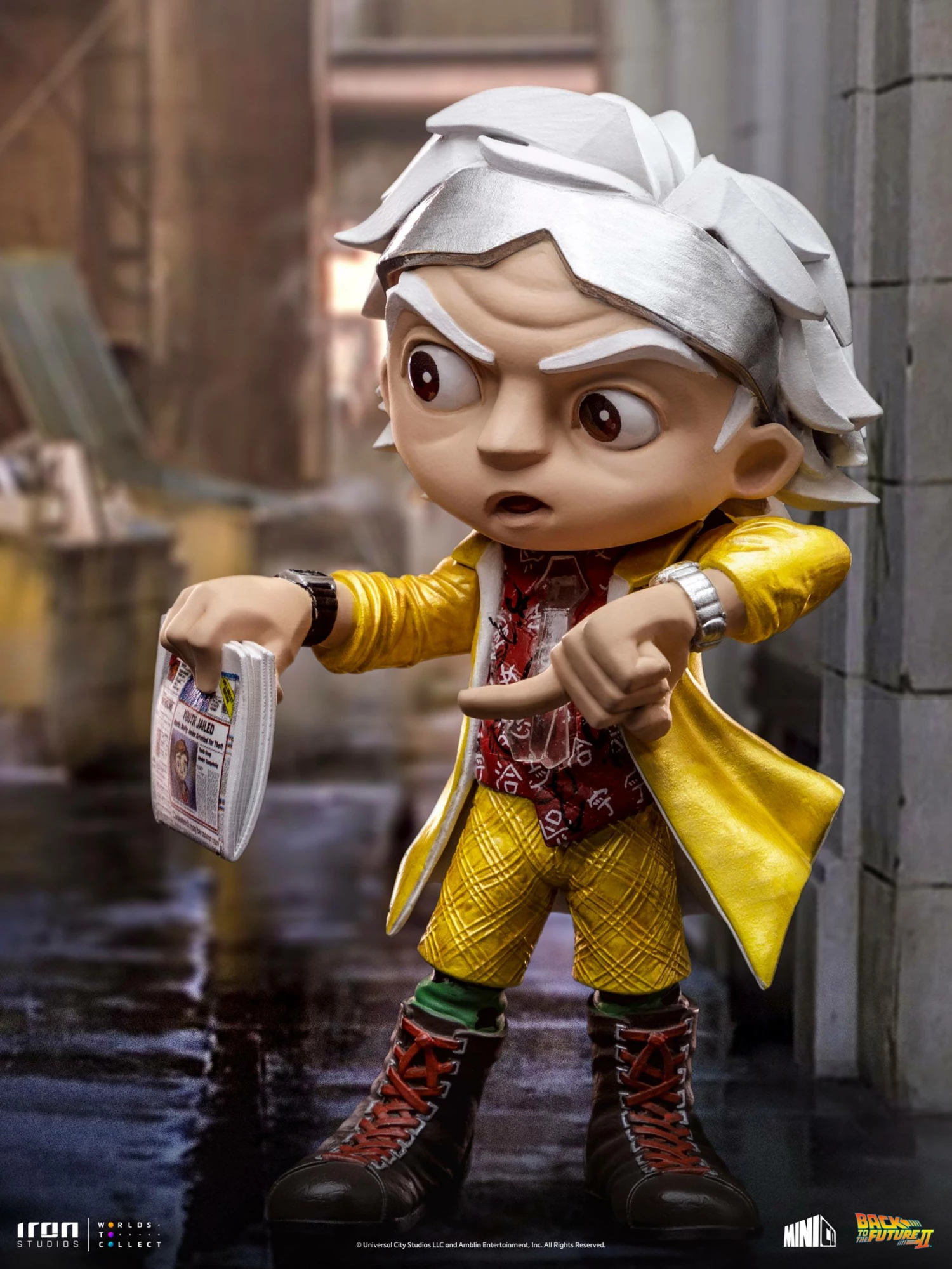 Iron Studios Back To The Future II Mini Co. PVC Figure Doc Brown - Image 15