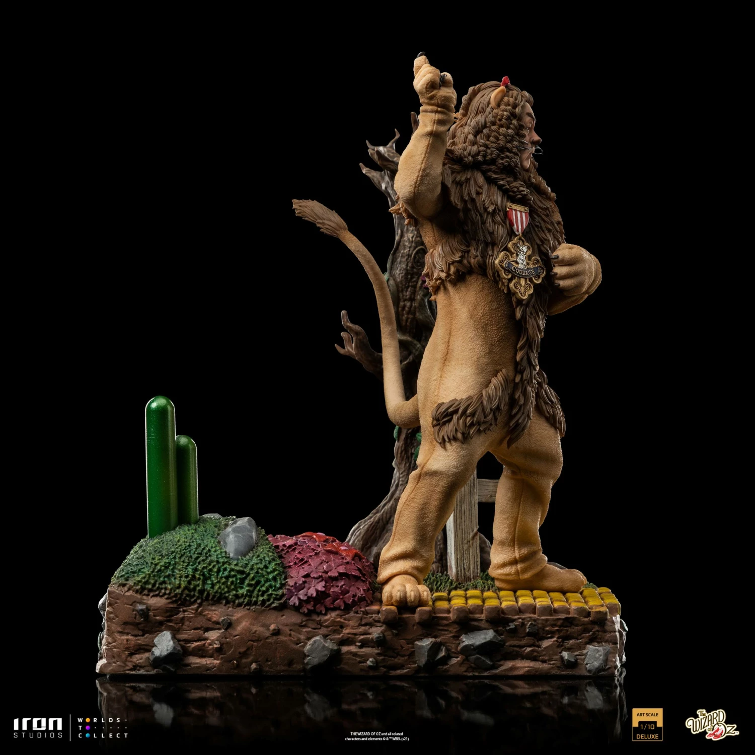 Iron Studios The Wizard Of Oz Cowardly Lion Deluxe 1/10 Art Scale Limited Edition Statue - Image 6