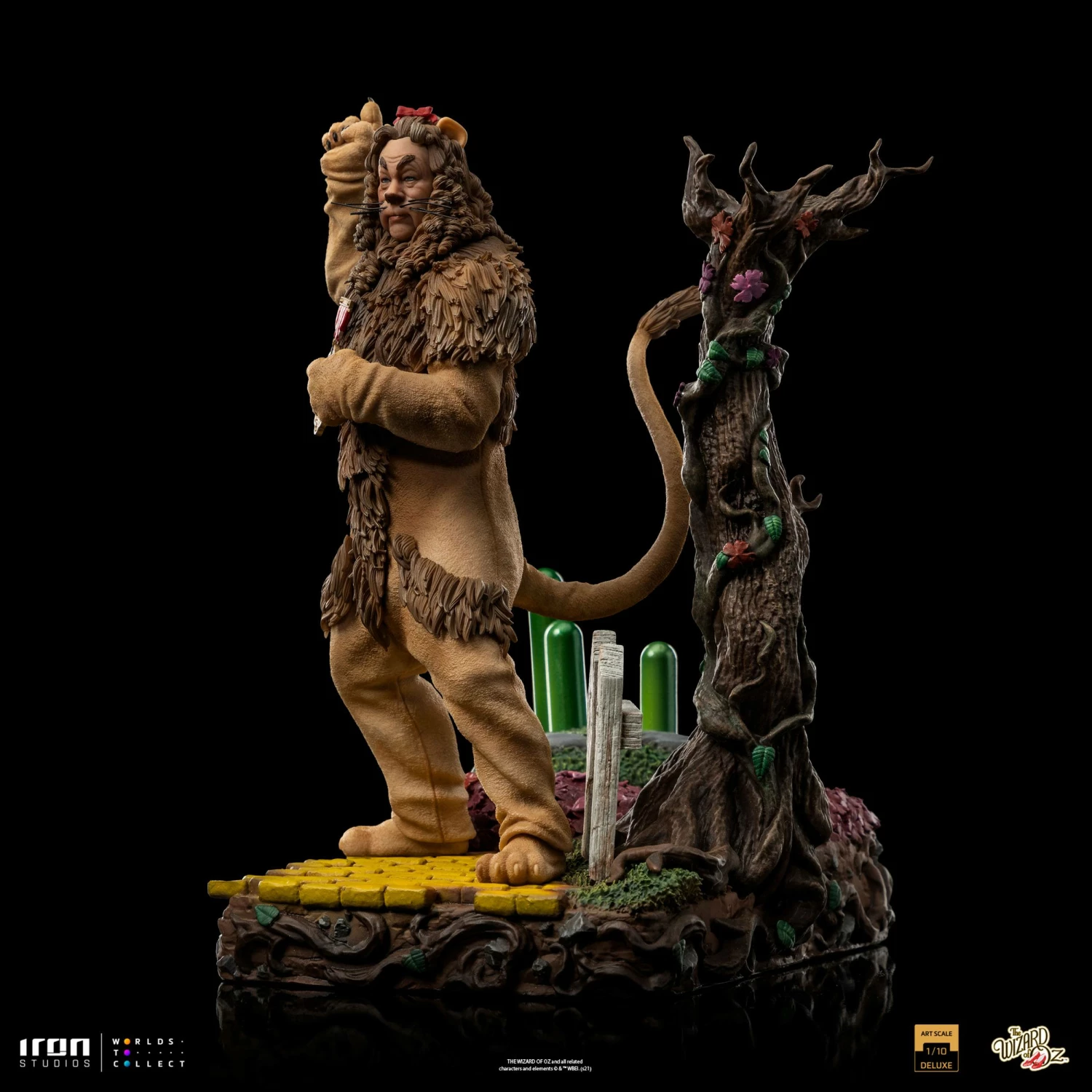 Iron Studios The Wizard Of Oz Cowardly Lion Deluxe 1/10 Art Scale Limited Edition Statue - Image 9