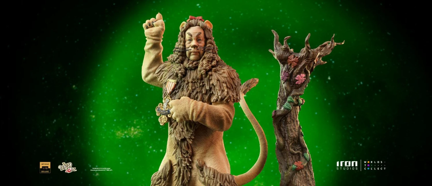 Iron Studios The Wizard Of Oz Cowardly Lion Deluxe 1/10 Art Scale Limited Edition Statue - Image 16