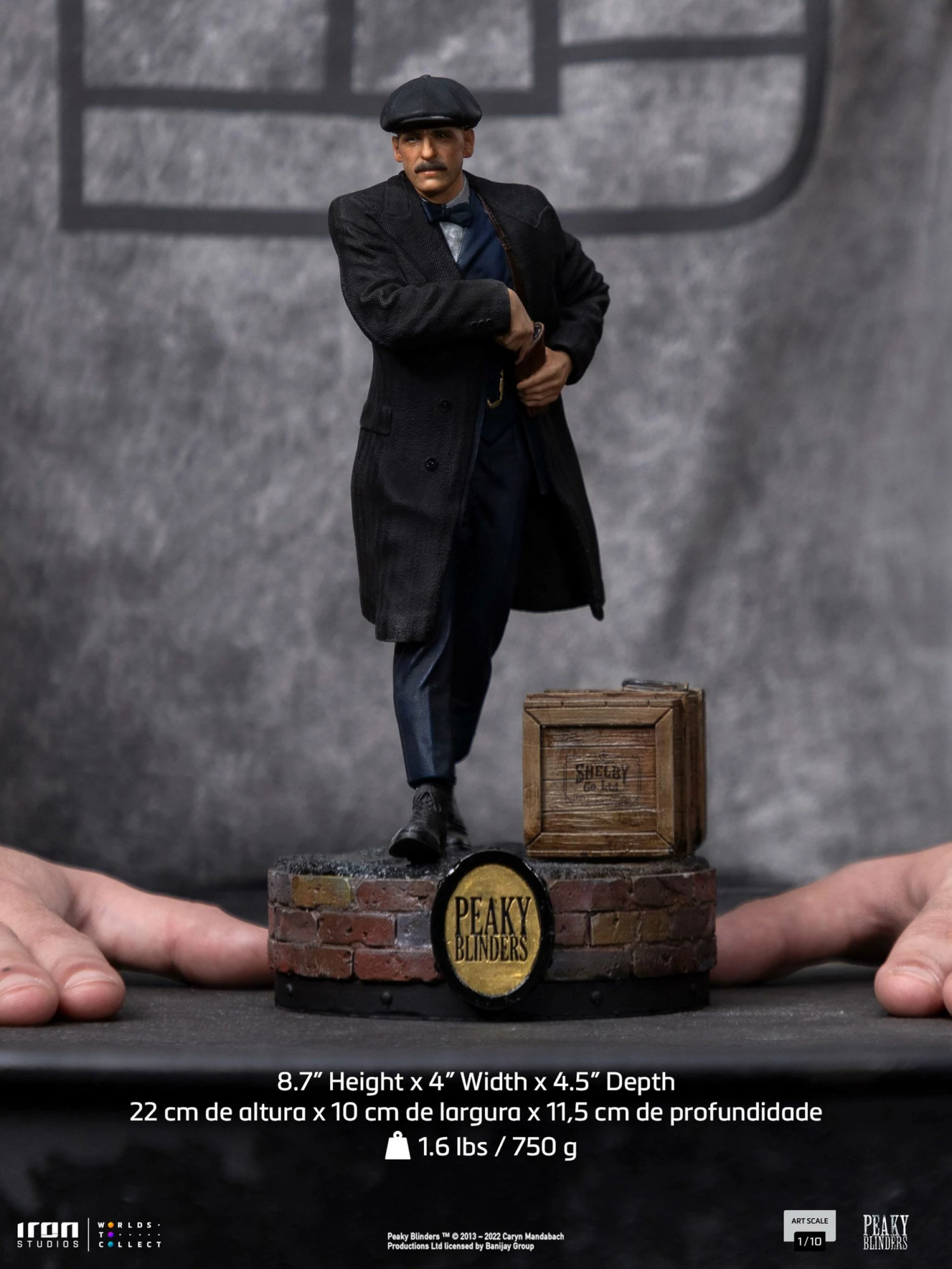 Iron Studios 1/10 Art Scale Statue Peaky Blinders Arthur Shelby - Image 3