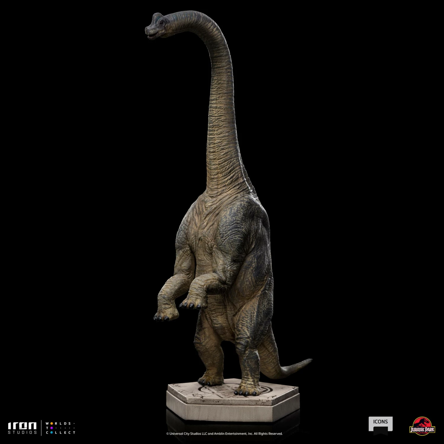 Iron Studios Jurassic Park Icons Brachiosaurus Statue - Image 6