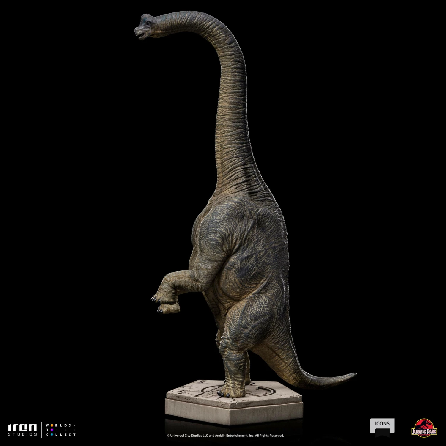 Iron Studios Jurassic Park Icons Brachiosaurus Statue - Image 7