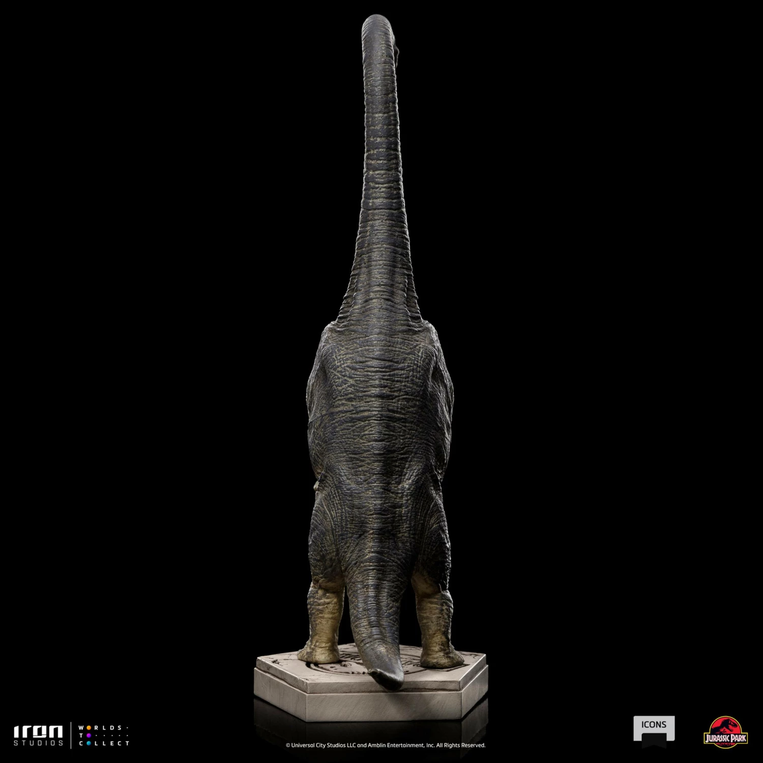 Iron Studios Jurassic Park Icons Brachiosaurus Statue - Image 8