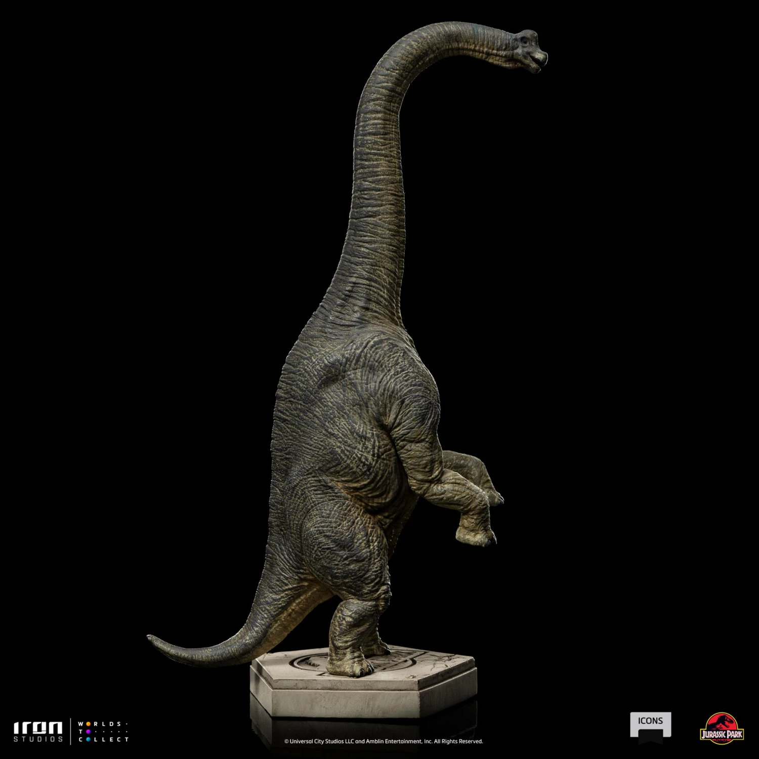 Iron Studios Jurassic Park Icons Brachiosaurus Statue - Image 9