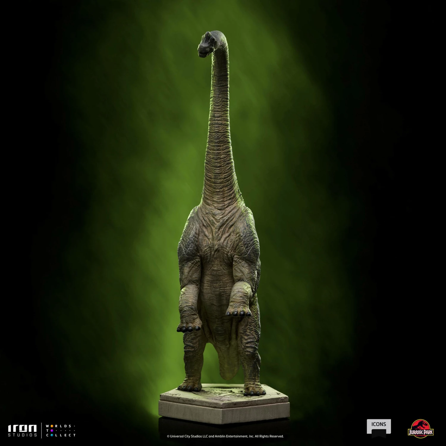 Iron Studios Jurassic Park Icons Brachiosaurus Statue - Image 5