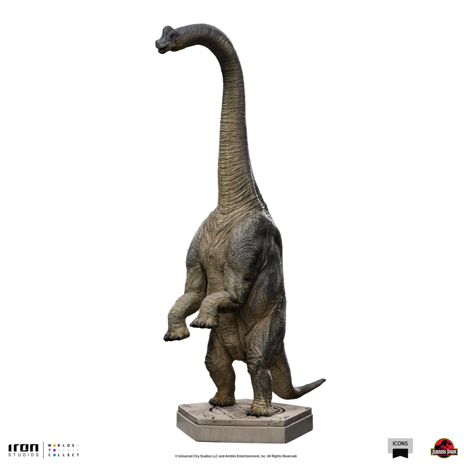 Iron Studios Jurassic Park Icons Brachiosaurus Statue