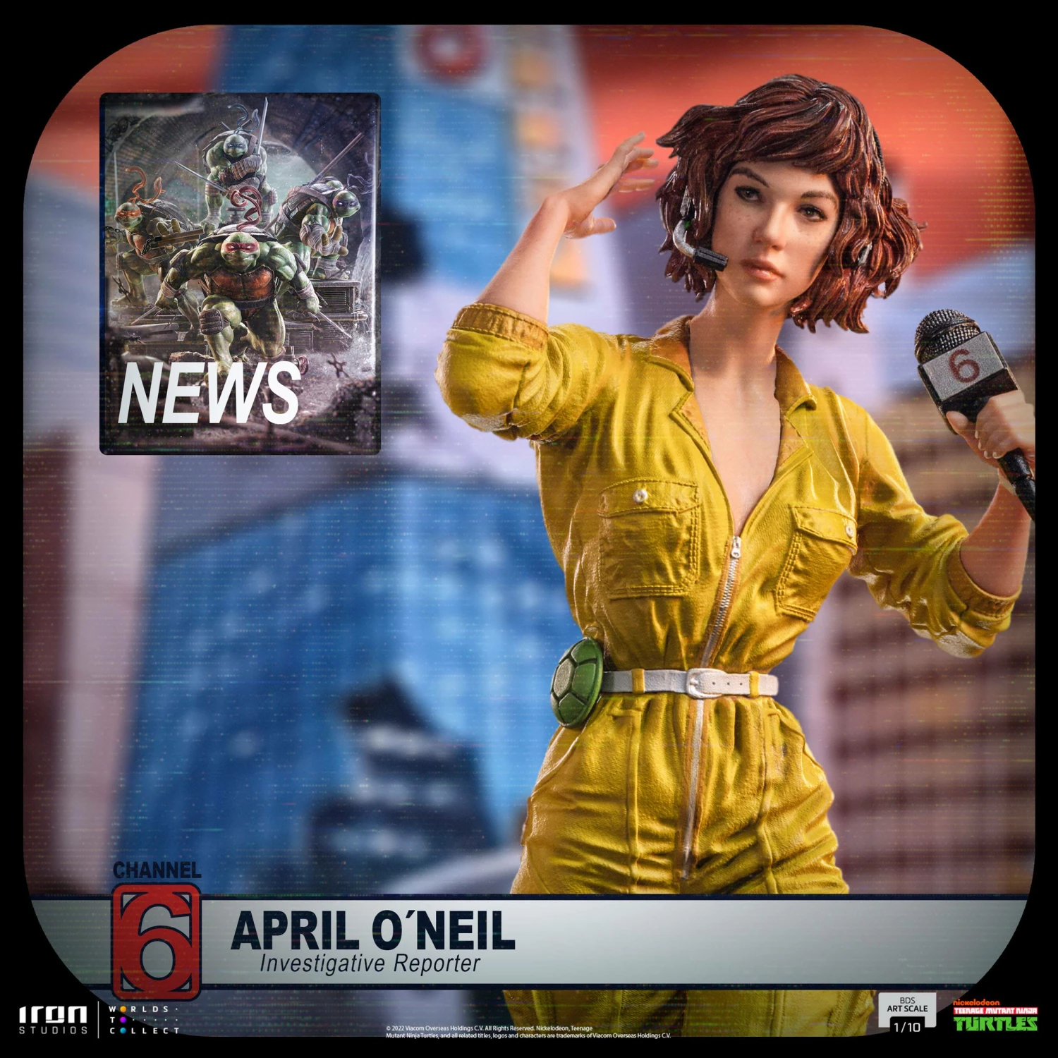 Iron Studios TMNT April O'Neil 1/10 Art Scale Statue - Image 2