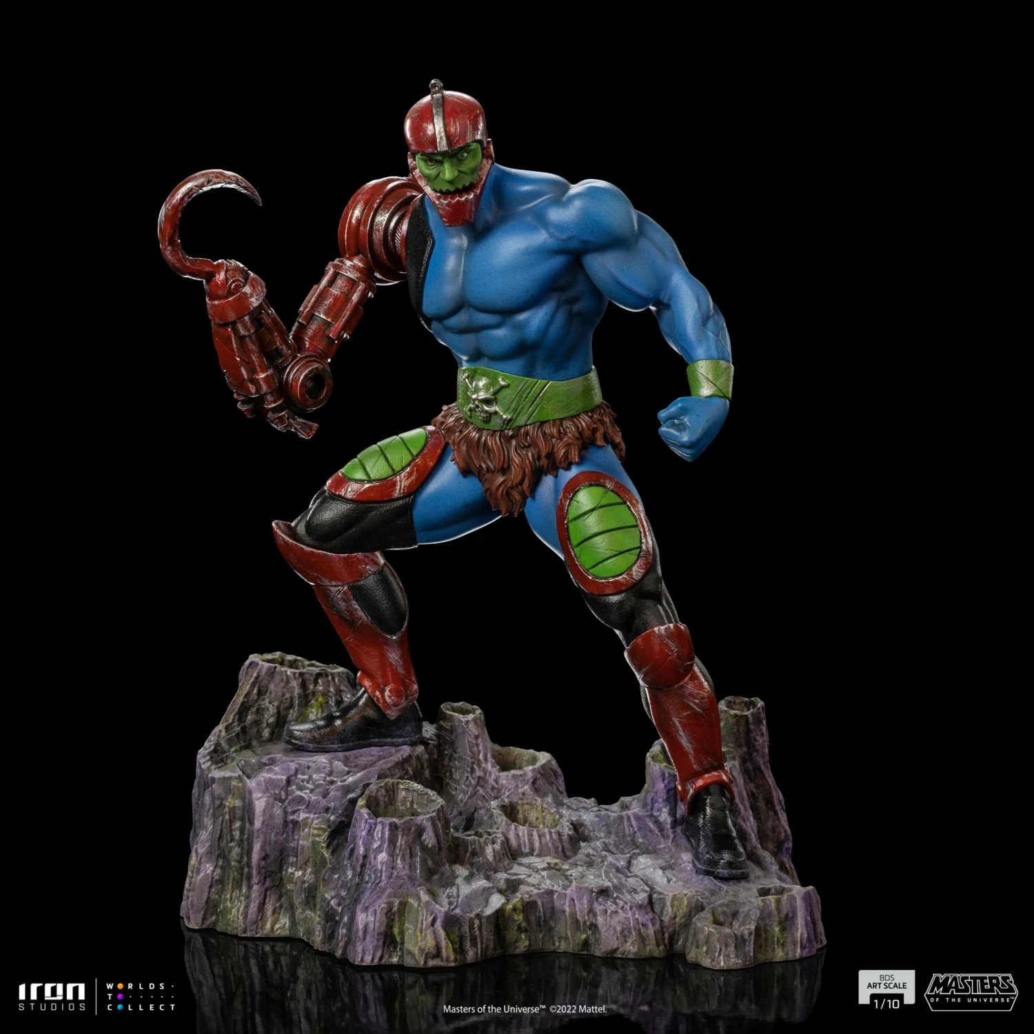 Iron Studios Masters Of The Universe Battle Diorama Series Trap Jaw 1/10 Art Scale Limited Edition Statue - Image 4