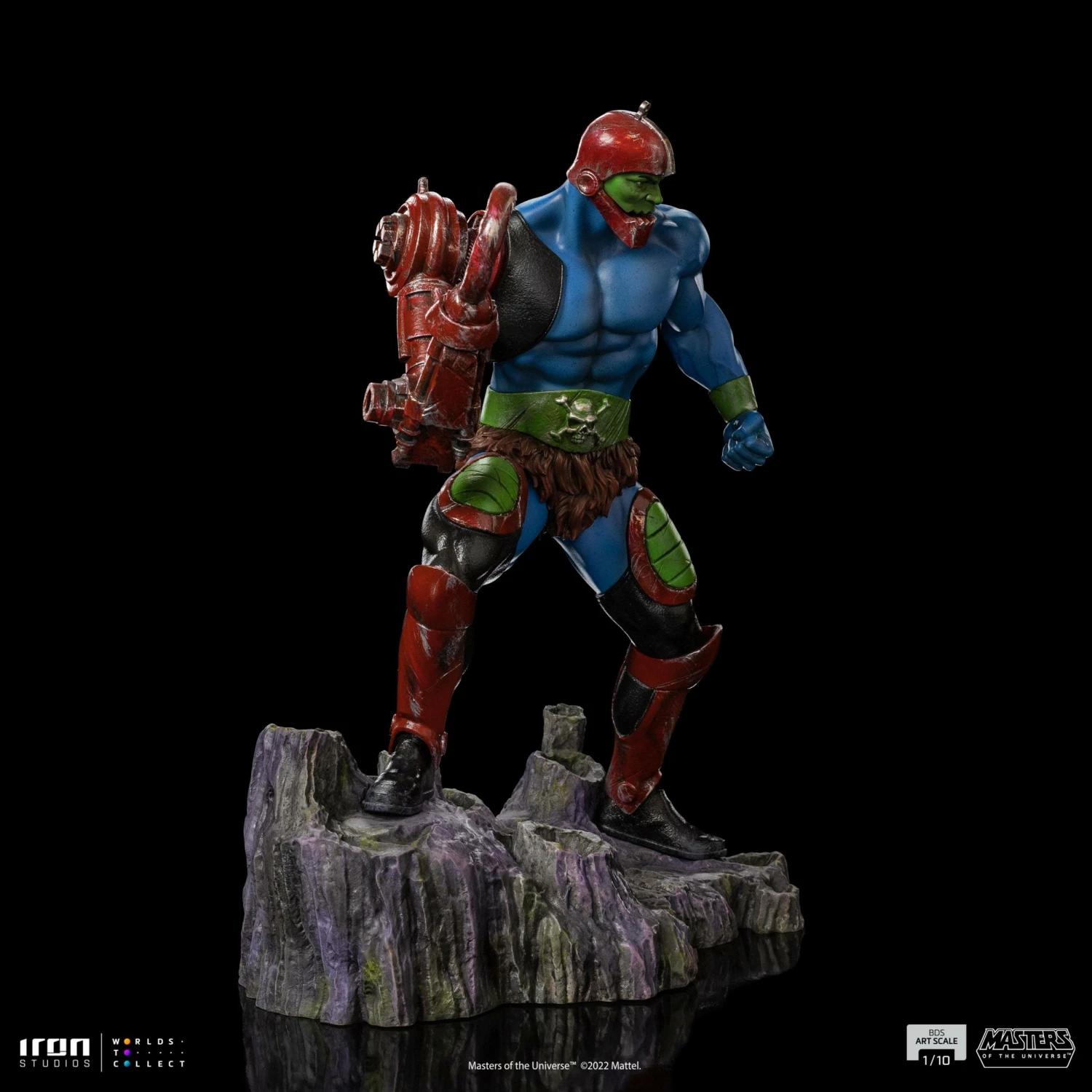 Iron Studios Masters Of The Universe Battle Diorama Series Trap Jaw 1/10 Art Scale Limited Edition Statue - Image 7