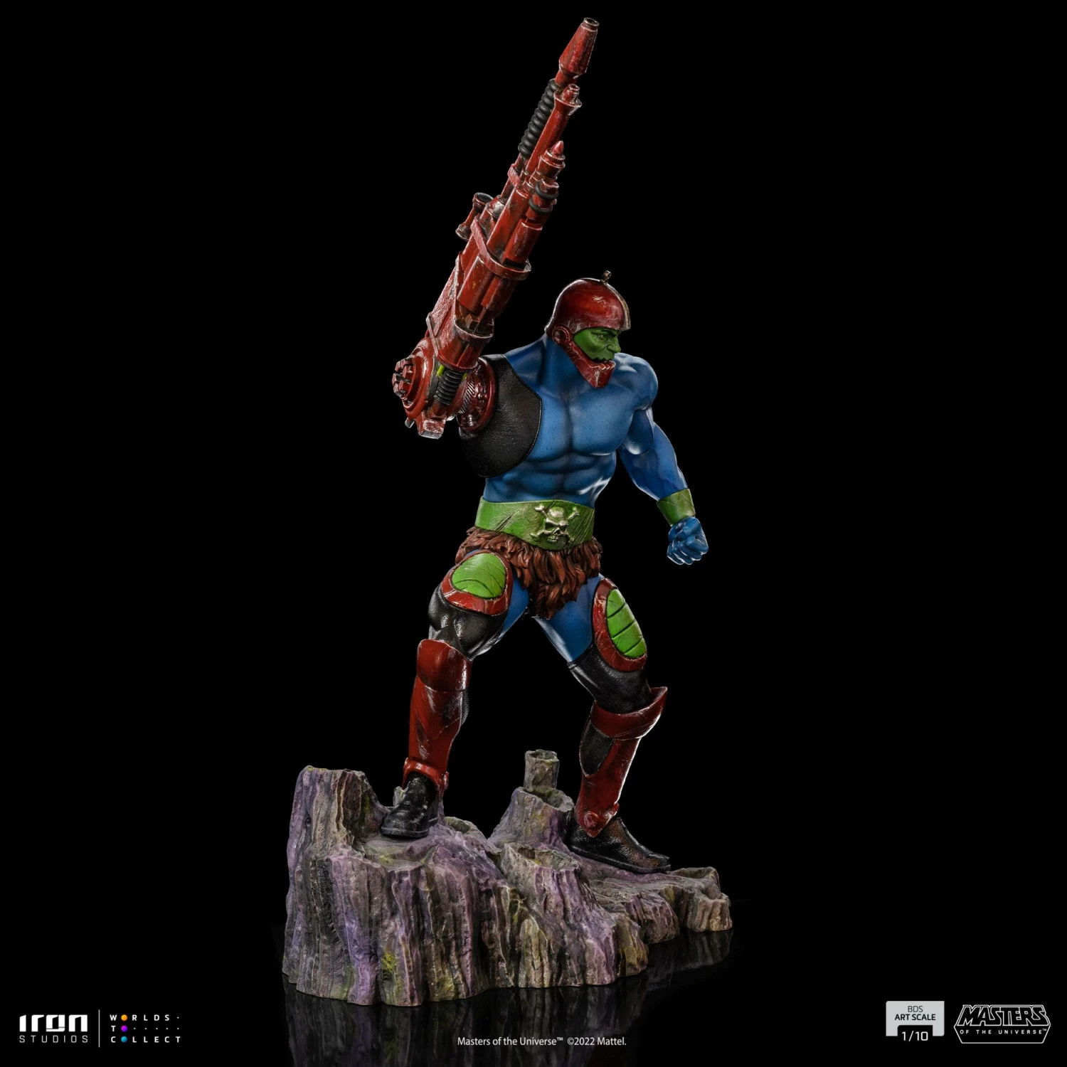 Iron Studios Masters Of The Universe Battle Diorama Series Trap Jaw 1/10 Art Scale Limited Edition Statue - Image 9