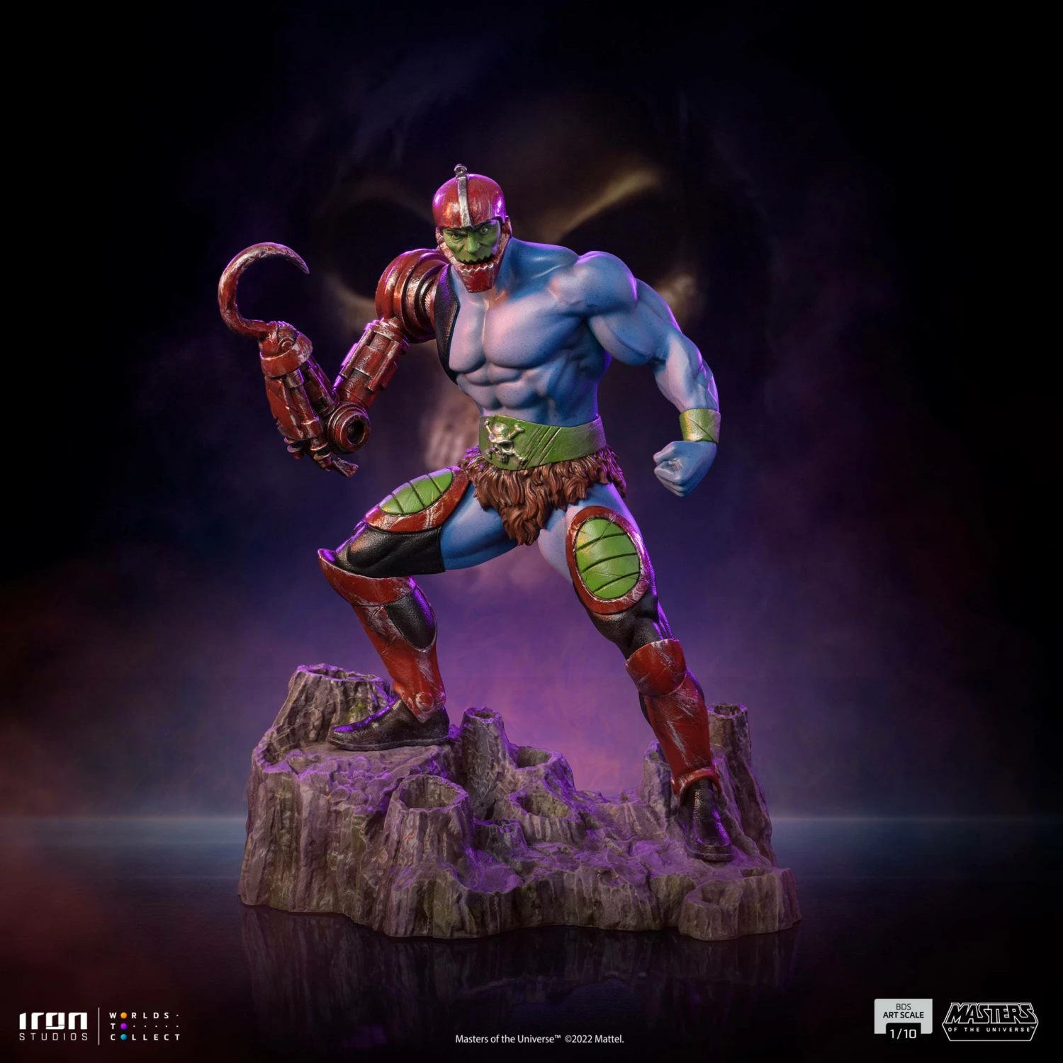Iron Studios Masters Of The Universe Battle Diorama Series Trap Jaw 1/10 Art Scale Limited Edition Statue - Image 2