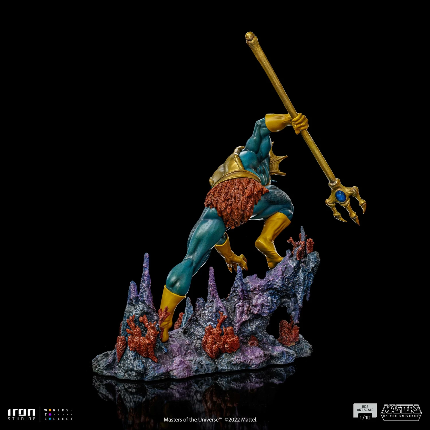 Iron Studios Masters Of The Universe Battle Diorama Series Mer-Man 1/10 Art Scale Limited Edition Statue - Image 8