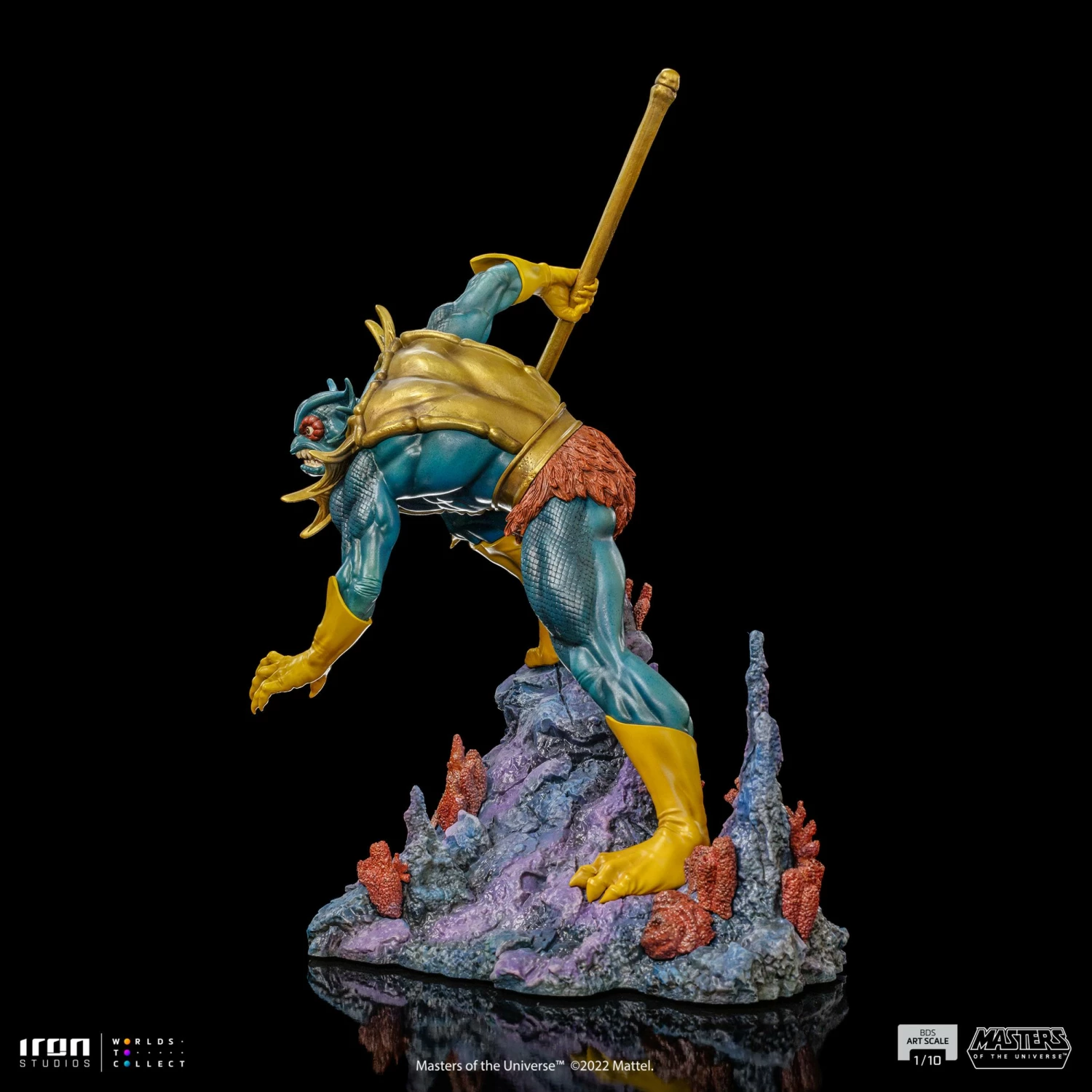 Iron Studios Masters Of The Universe Battle Diorama Series Mer-Man 1/10 Art Scale Limited Edition Statue - Image 9