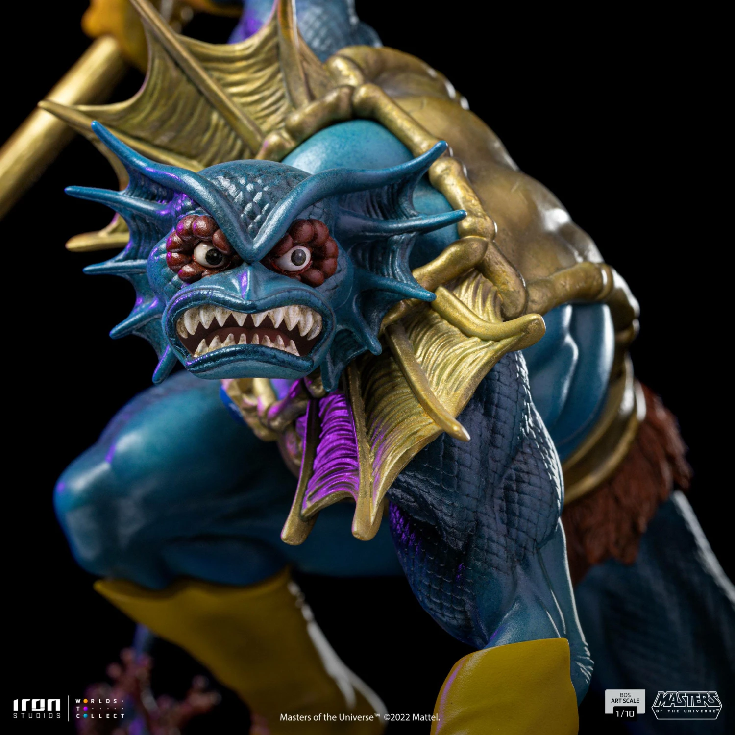 Iron Studios Masters Of The Universe Battle Diorama Series Mer-Man 1/10 Art Scale Limited Edition Statue - Image 12