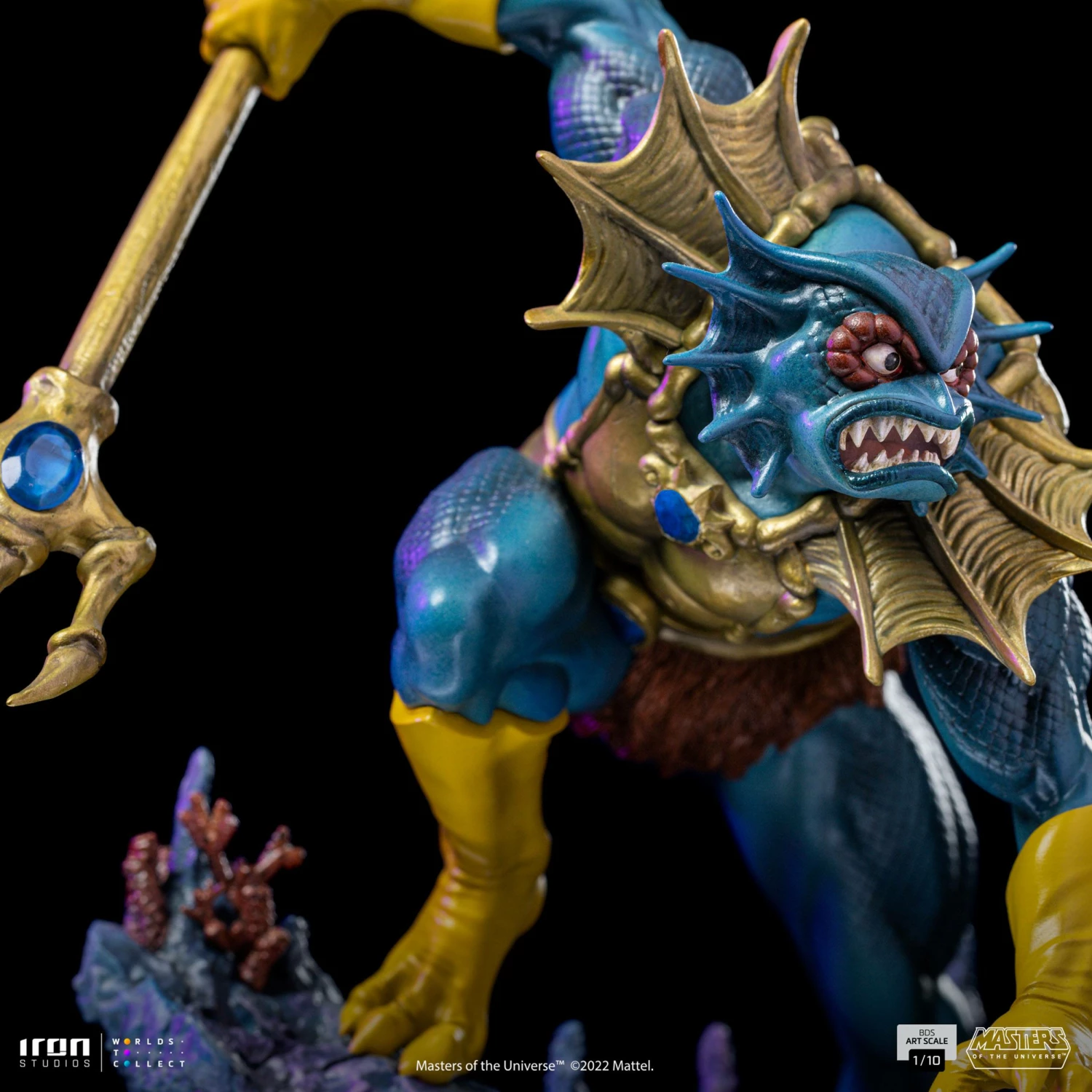 Iron Studios Masters Of The Universe Battle Diorama Series Mer-Man 1/10 Art Scale Limited Edition Statue - Image 14
