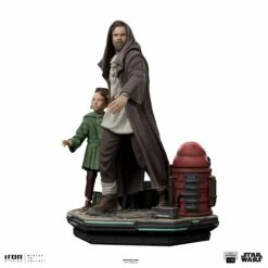 Iron Studios Star Wars Obi-Wan Kenobi Obi-Wan And Young Leia Deluxe 1/10 Art Scale Limited Edition Statue