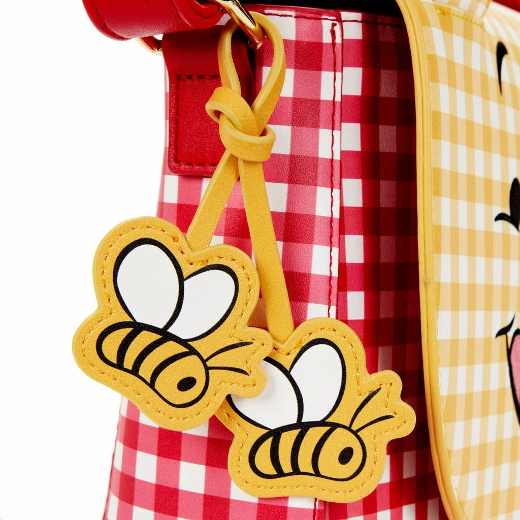 Loungefly Disney Winnie The Pooh Gingham Crossbody Bag - Image 3