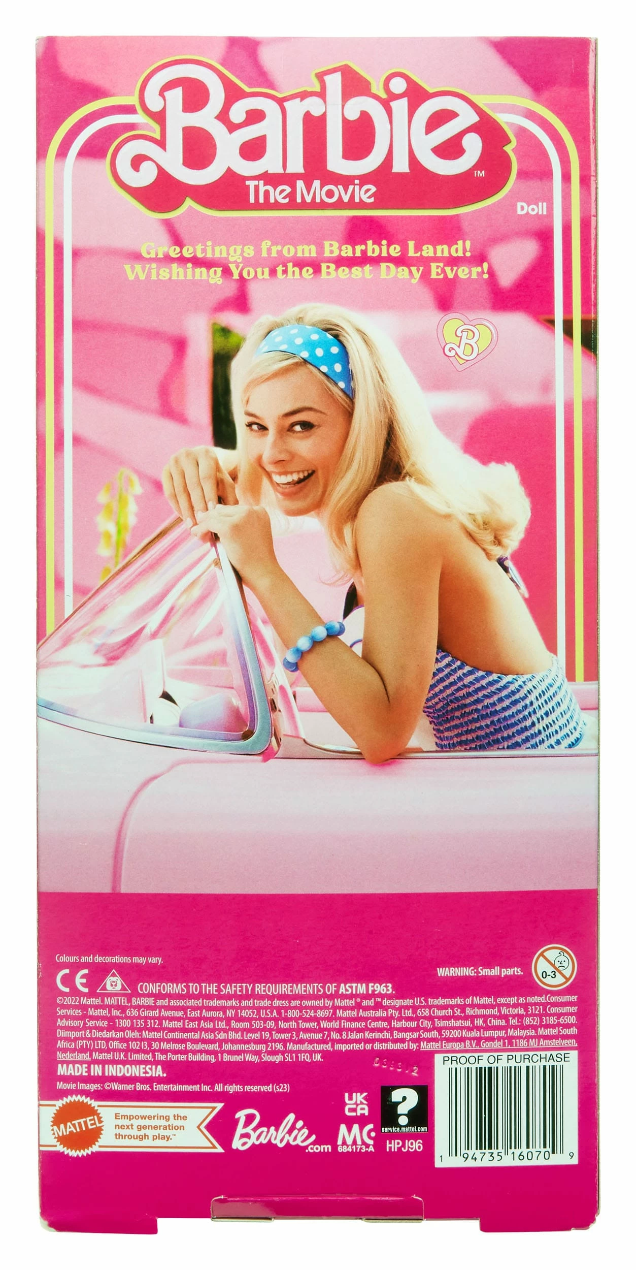 Barbie The Movie Margot Robbie As Barbie In Pink Gingham Dress - Image 10