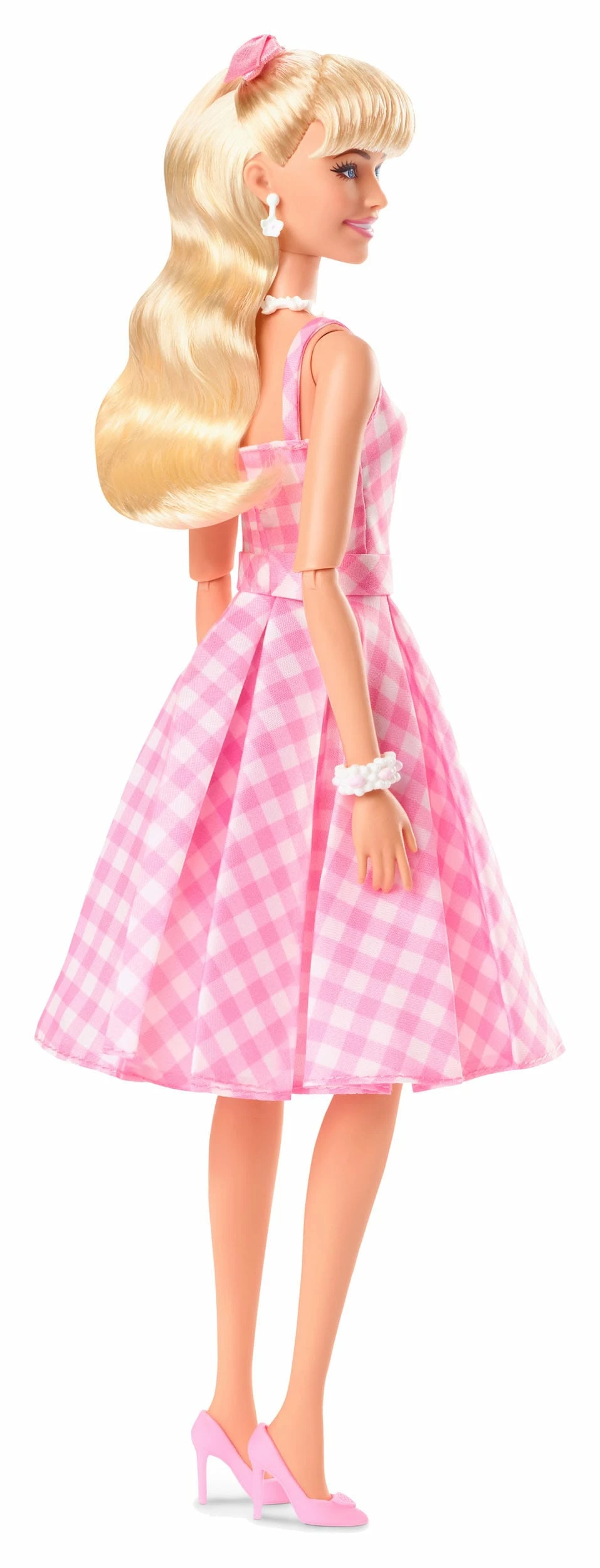Barbie The Movie Margot Robbie As Barbie In Pink Gingham Dress - Image 5