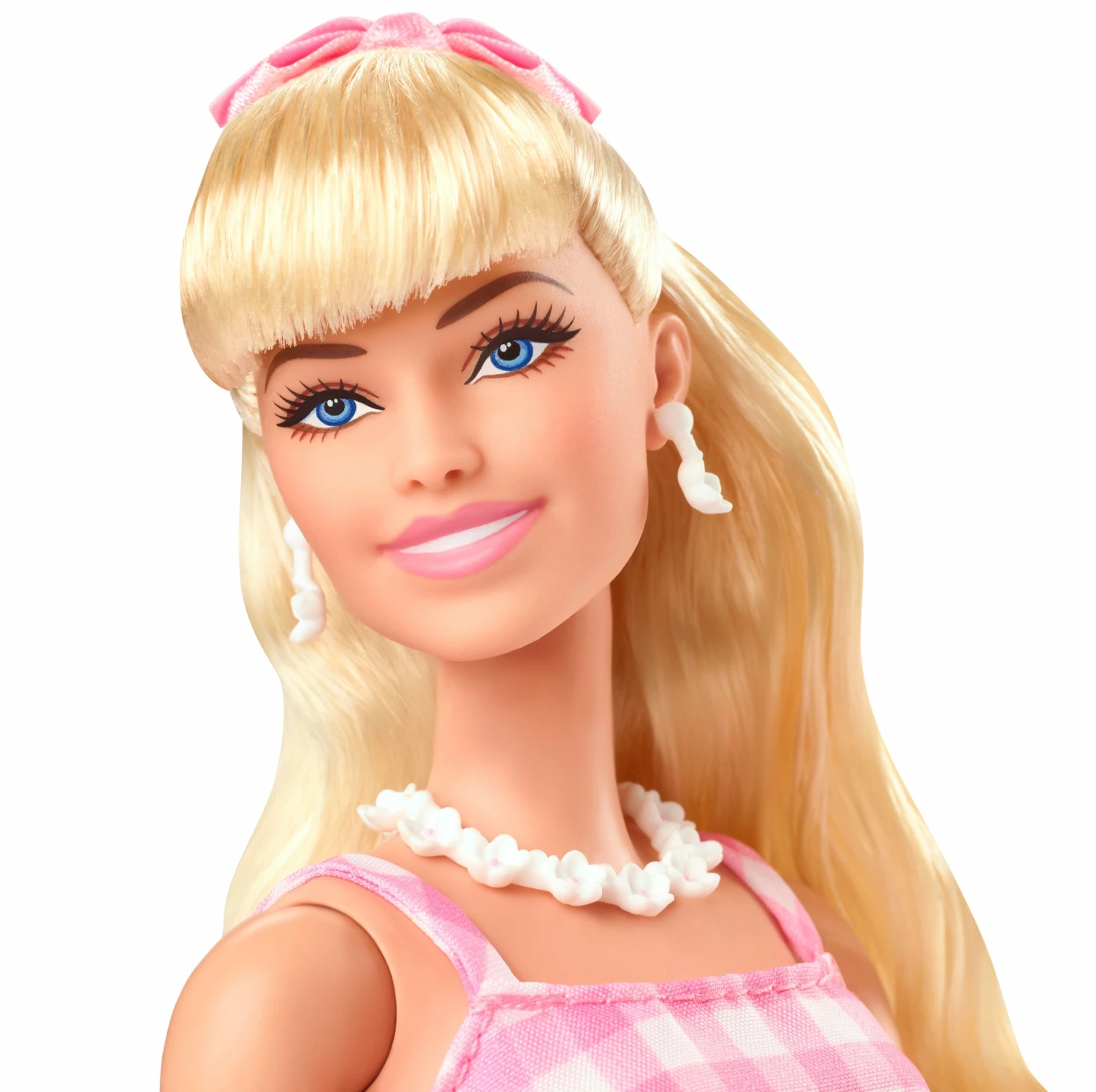 Barbie The Movie Margot Robbie As Barbie In Pink Gingham Dress - Image 8