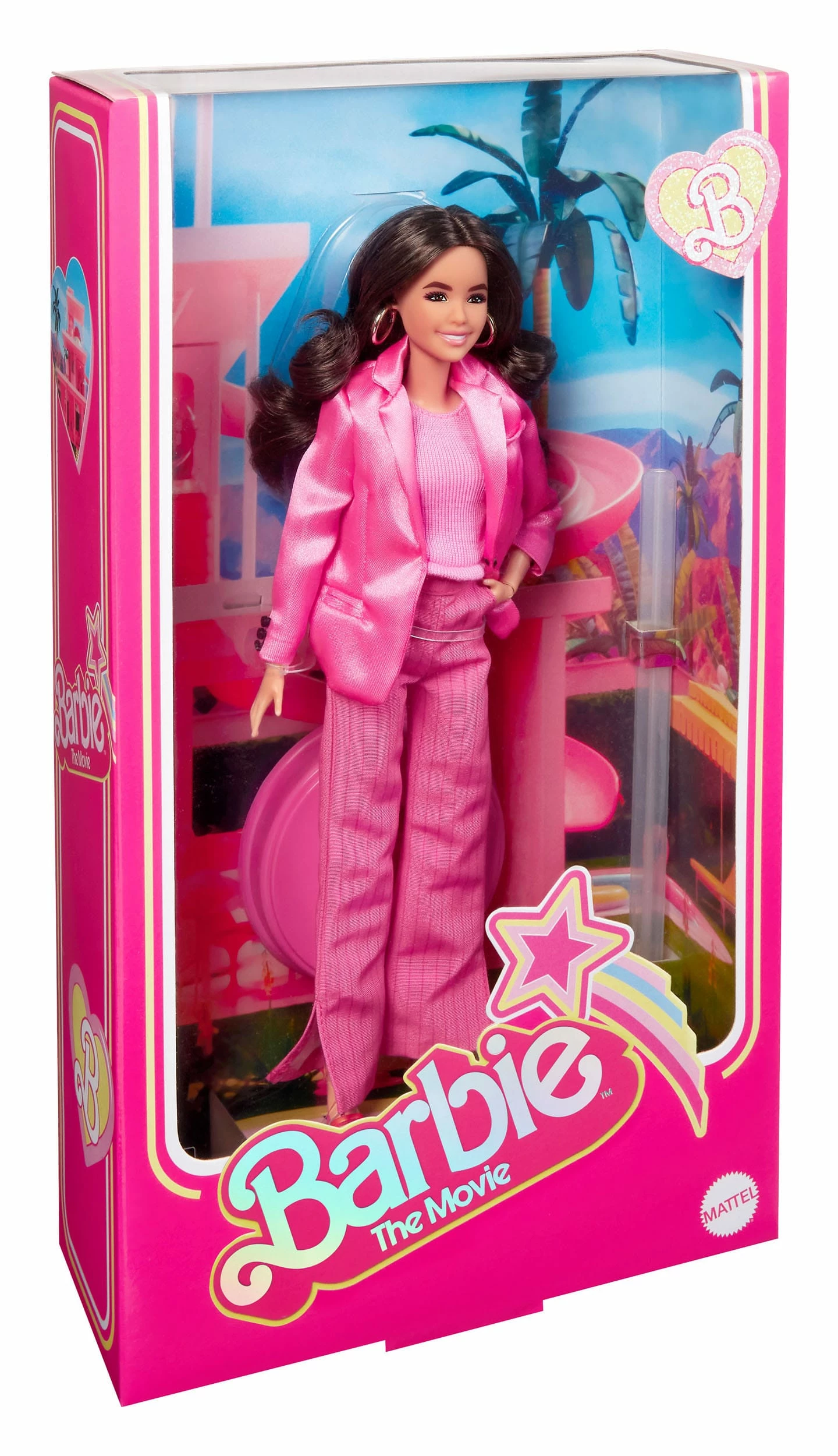 Barbie The Movie Gloria Doll Wearing Pink Power Pantsuit - Image 6