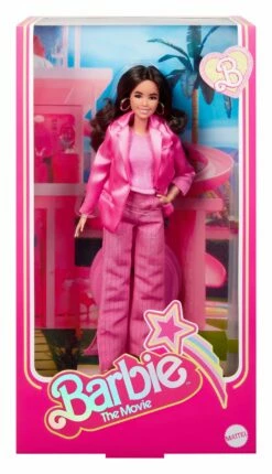 Barbie The Movie Gloria Doll Wearing Pink Power Pantsuit