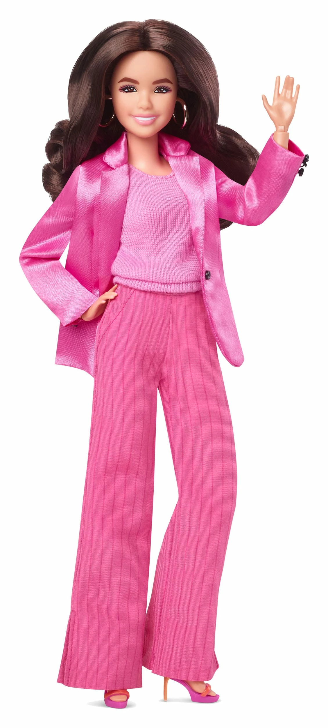 Barbie The Movie Gloria Doll Wearing Pink Power Pantsuit - Image 3