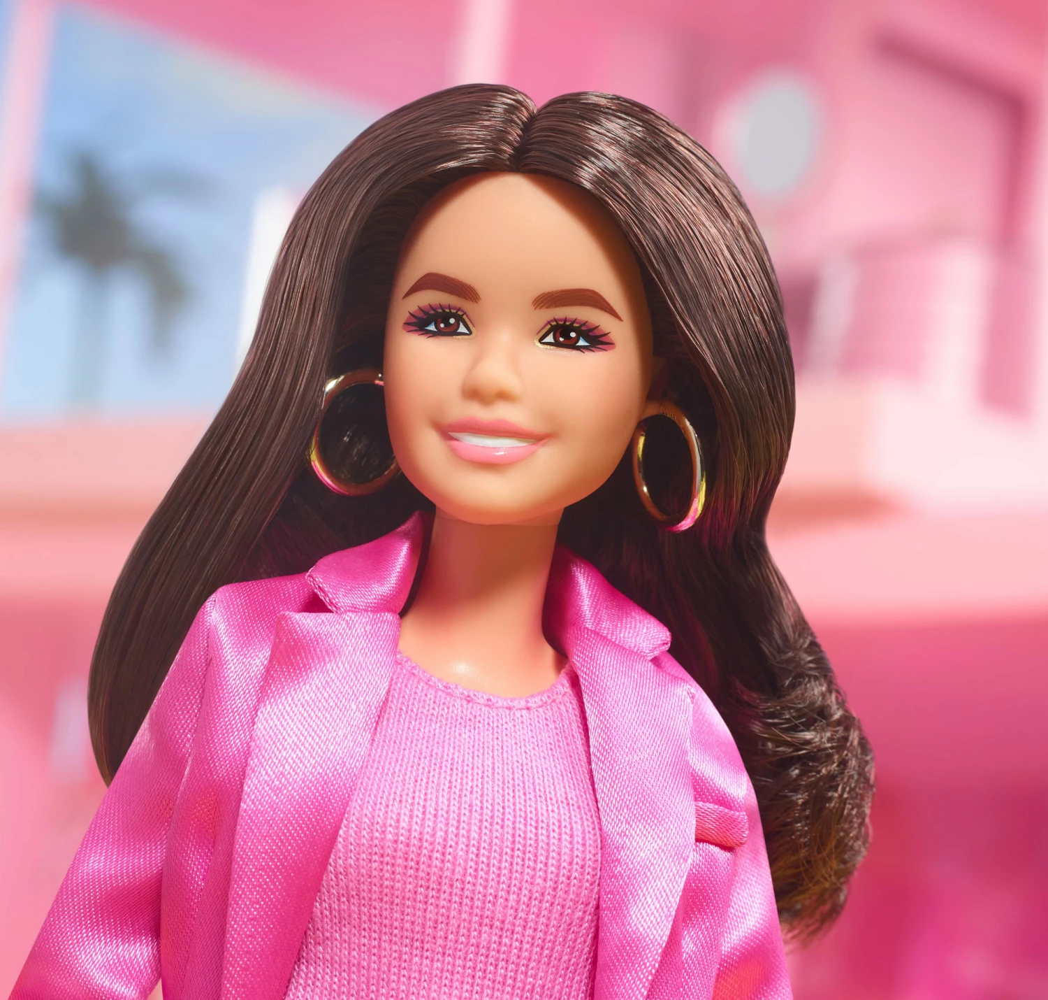Barbie The Movie Gloria Doll Wearing Pink Power Pantsuit - Image 13