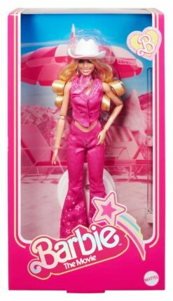 Barbie The Movie Doll Margot Robbie Barbie In Pink Western Outfit