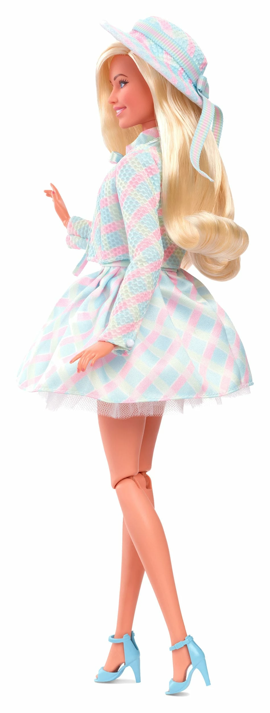 Barbie The Movie Doll Margot Robbie As Barbie In Plaid Matching Set - Image 3
