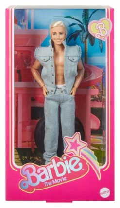 Barbie The Movie Ken Doll Wearing Denim Matching Set
