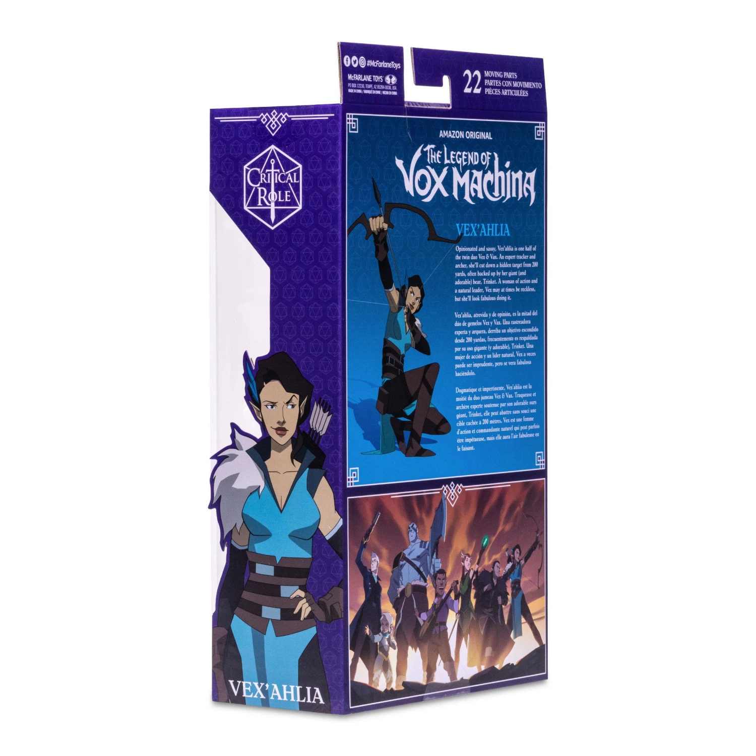 McFarlane Critical Role 7" Vox Machina Vex’Ahlia Action Figure - Image 11