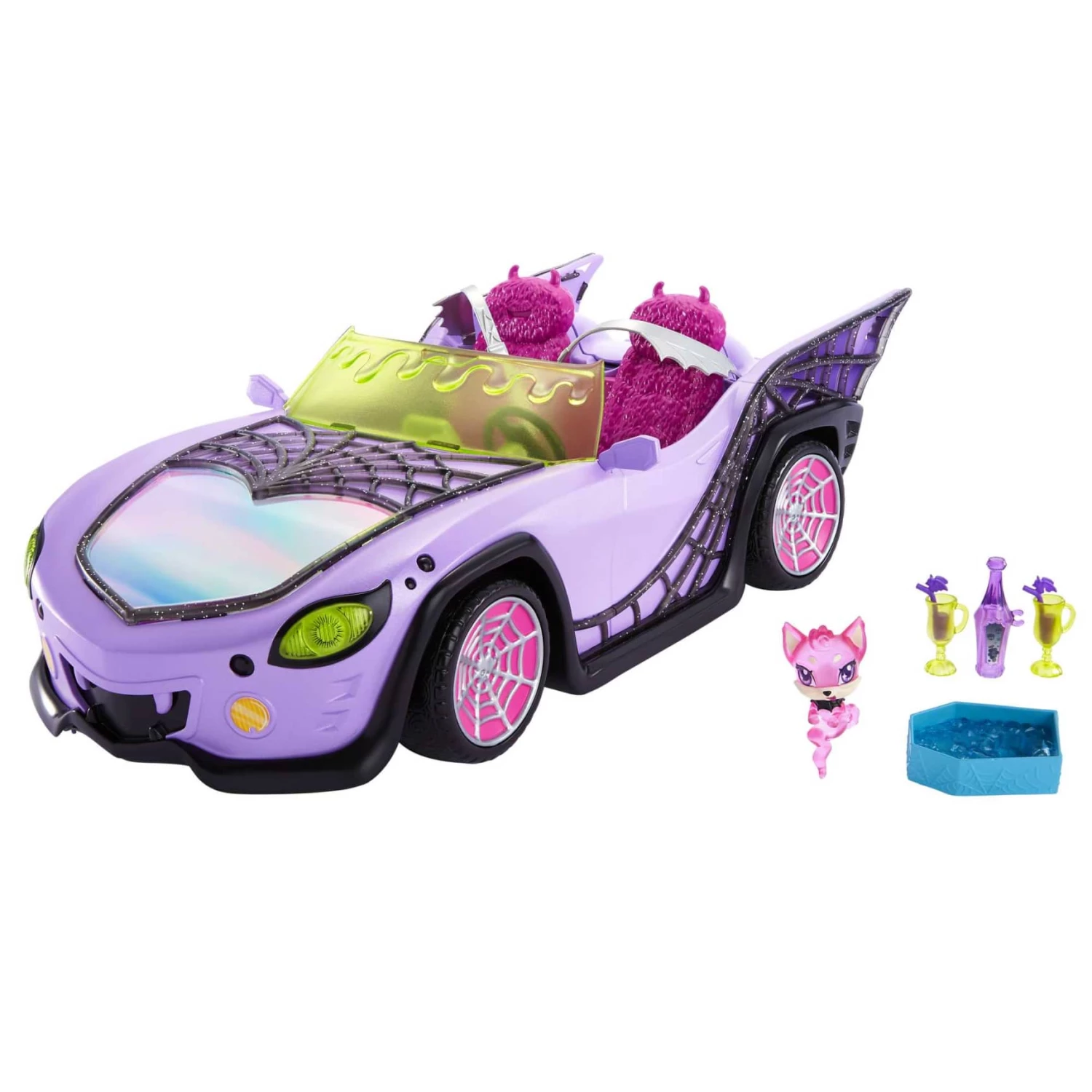 Monster High Ghoul Mobile With Pet And Cooler Accessories - Image 2