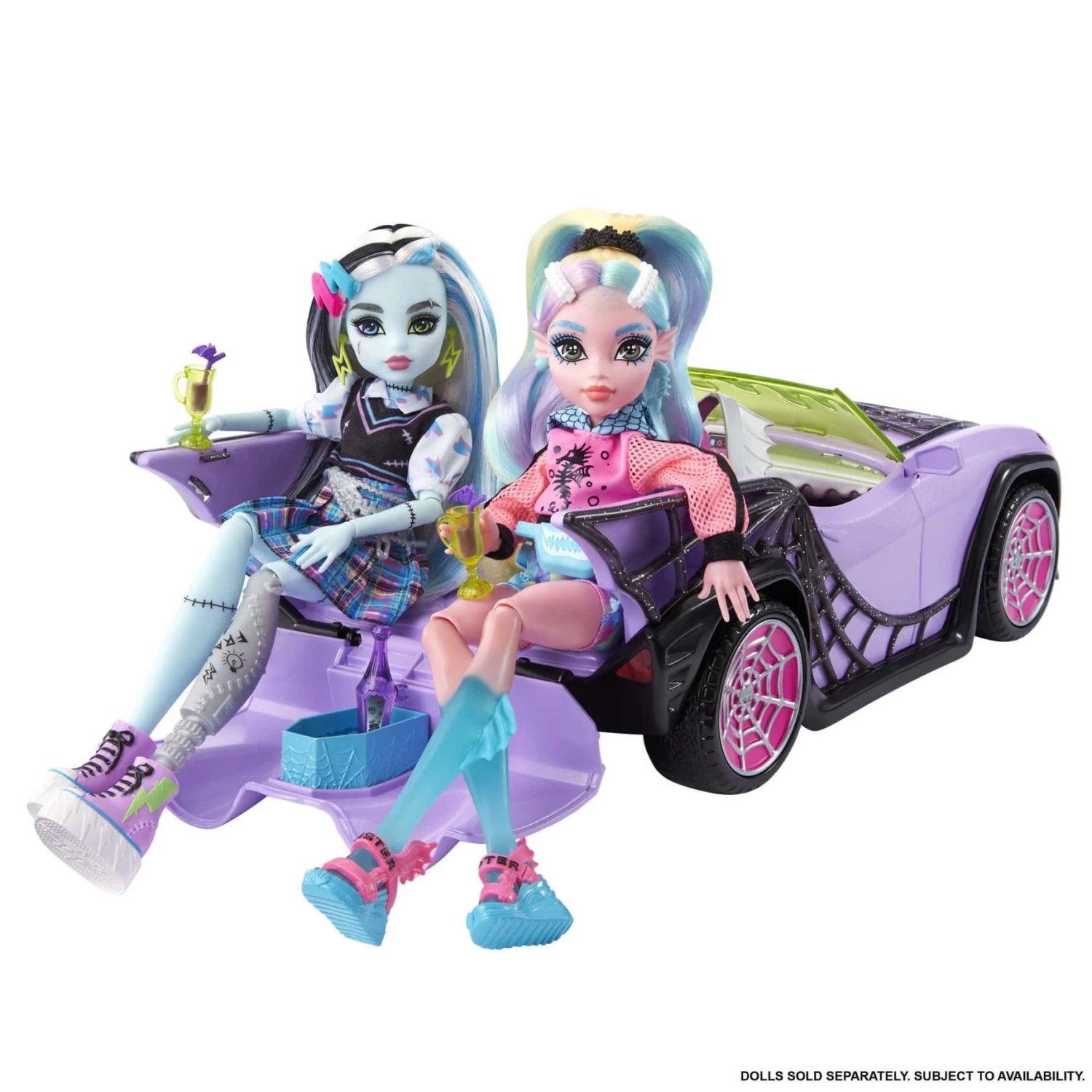 Monster High Ghoul Mobile With Pet And Cooler Accessories - Image 7