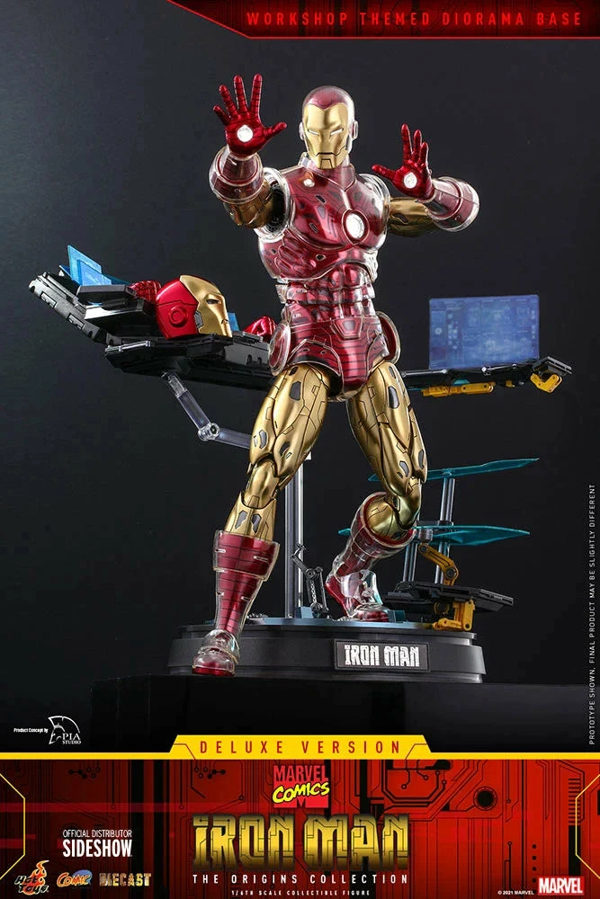 Hot Toys Marvel Comics The Origin Collection Deluxe Iron Man 1/6th Scale Figure - Image 10