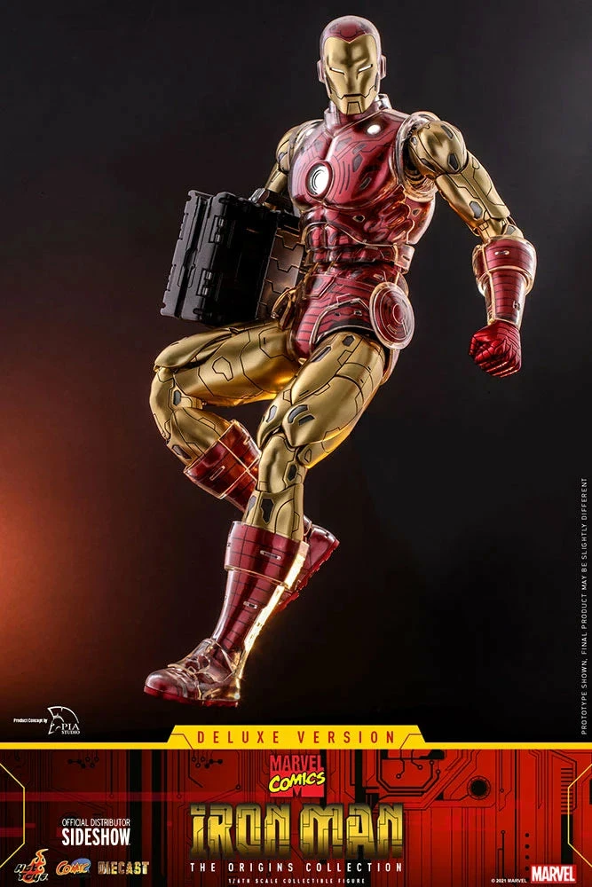 Hot Toys Marvel Comics The Origin Collection Deluxe Iron Man 1/6th Scale Figure - Image 8