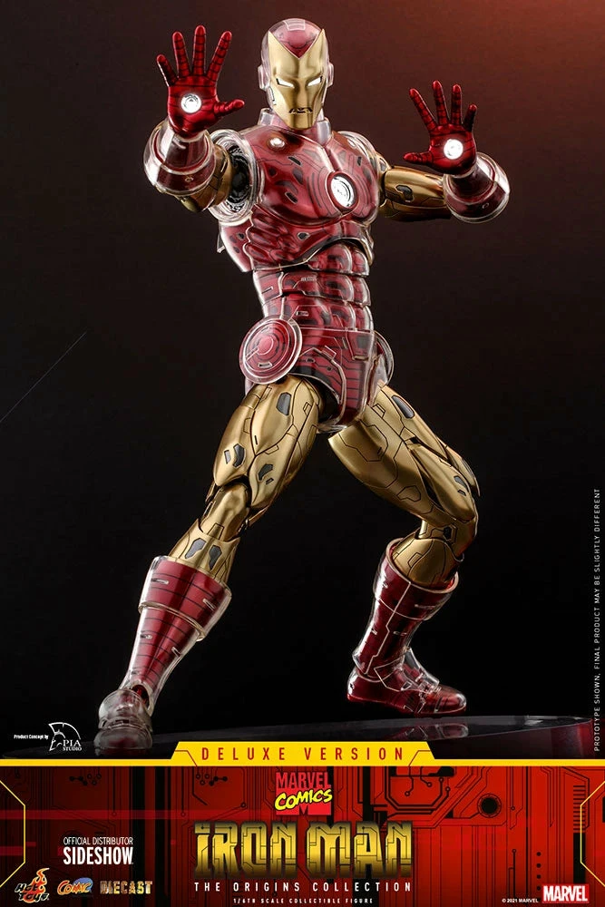 Hot Toys Marvel Comics The Origin Collection 1/6th Scale Deluxe Iron Man Figure - Image 16