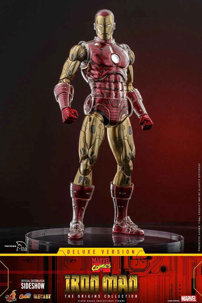 Hot Toys Marvel Comics The Origin Collection Deluxe Iron Man 1/6th Scale Figure - Image 9