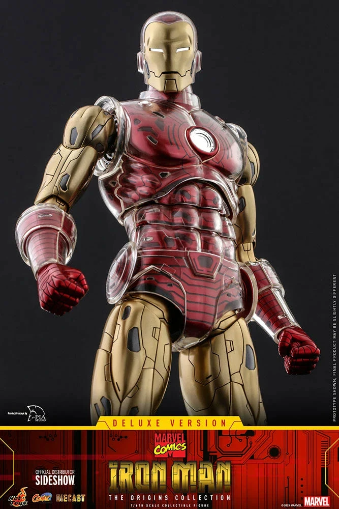 Hot Toys Marvel Comics The Origin Collection Deluxe Iron Man 1/6th Scale Figure - Image 15