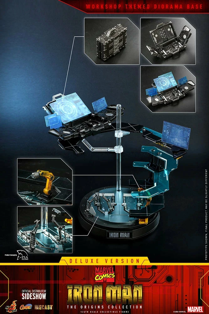 Hot Toys Marvel Comics The Origin Collection 1/6th Scale Deluxe Iron Man Figure - Image 19