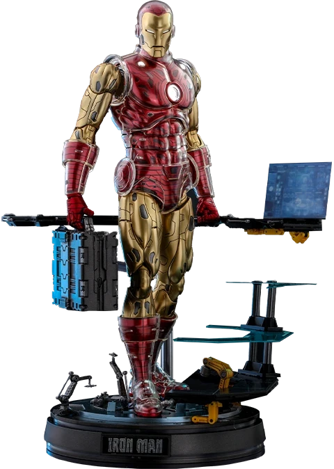 Hot Toys Marvel Comics The Origin Collection 1/6th Scale Deluxe Iron Man Figure - Image 3